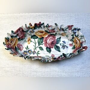 Longaberger ‘Garden Splendor’ Small Basket Liner, NWOT